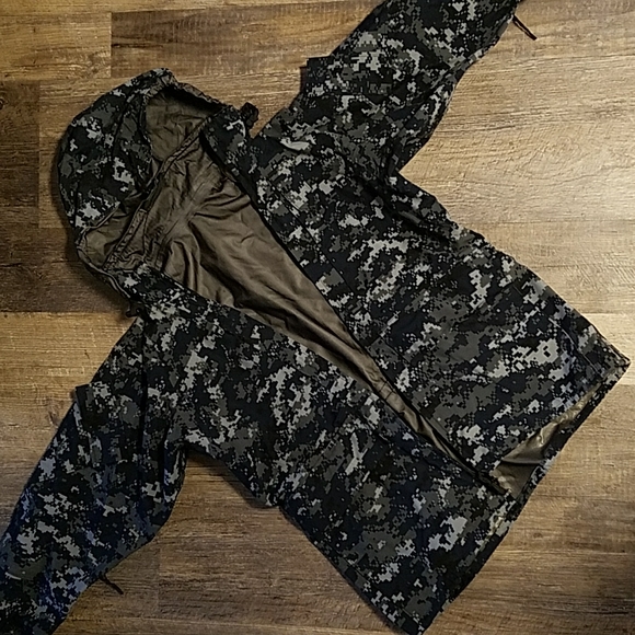 US NAVY NWU DIGITAL CAMOUFLAGE GORE-TEX PARKA JACKET SMALL - Picture 12 of 15